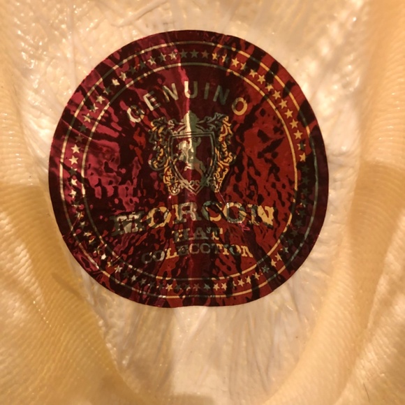 NWT - Genuine Morcon Ivory Straw Cowboy Hat main image 6